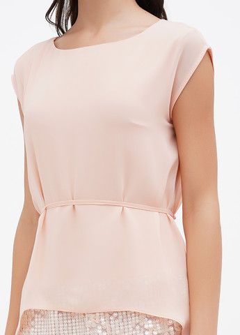 Пудрова кежуал сукня Sassofono однотонна