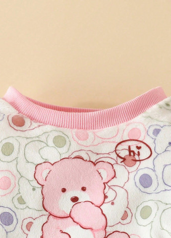 Біла всесезон піжама (лонгслів, штани) лонгслів + брюки SHEIN