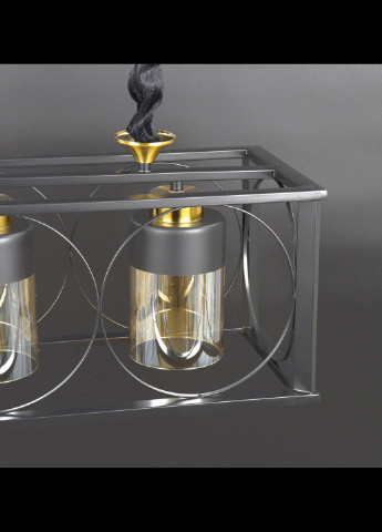 Люстра потолочная подвесная в стиле LOFT (лофт) 1137/3 Черный 35х24х62 см. Handmade (234540171)