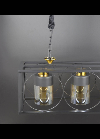 Люстра потолочная подвесная в стиле LOFT (лофт) 1137/3 Черный 35х24х62 см. Handmade (234540171)