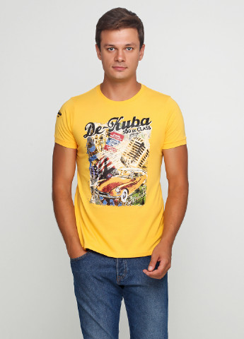 Желтая футболка De Kuba