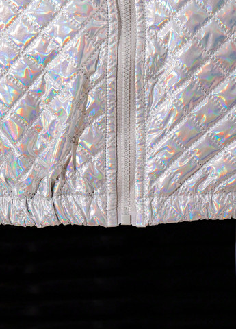 Серебристая демисезонная куртка куртка-лайнер SHEIN