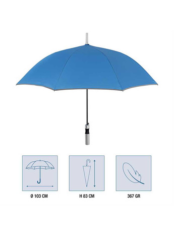 Синя} парасолька Perletti велика система антивітер (363640830)
