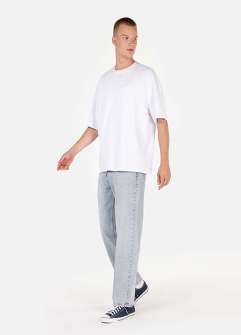 Светло-голубые демисезонные мешковатые джинсы Colin's