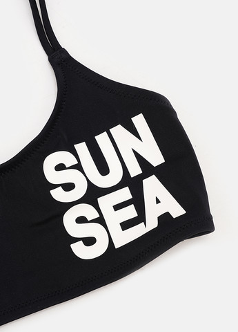 Черный летний купальник раздельный C&A