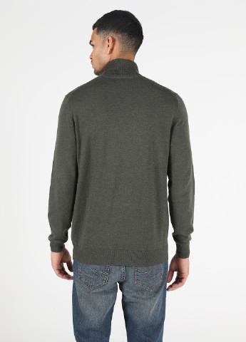 Сіро-зелений демісезонний светр Colin's