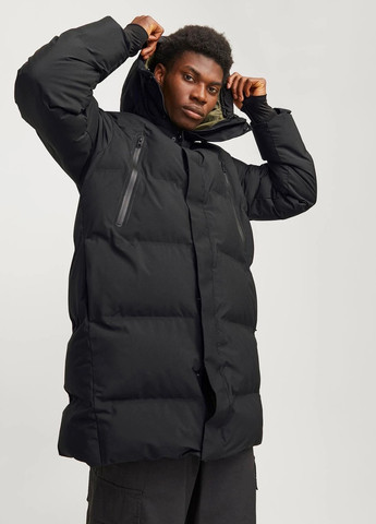 Чорна зимня куртка Jack & Jones