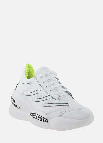 Кроссовки RP1370 Белый-салатовый Prellesta білі демісезони (317427442)