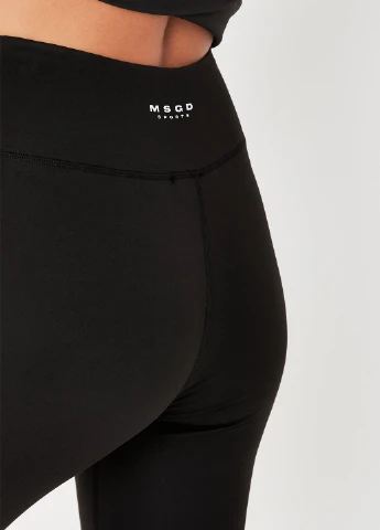 Черные демисезонные леггинсы Missguided