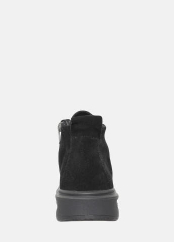 Зимние ботинки re2700-2049-11 черный El passo из натуральной замши