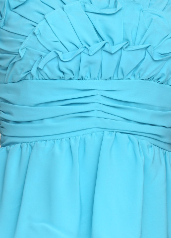 Бирюзовое кэжуал платье Sassofono