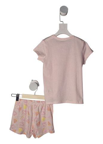 Блідо-рожева всесезон піжама (футболка, шорти) футболка + шорти C&A