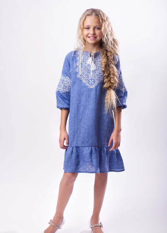 Платье с вышивкой для девочки BeART твори мир (212208046)