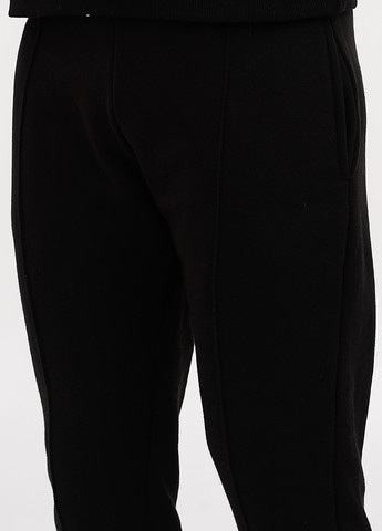 Черные спортивные демисезонные укороченные, зауженные брюки Boohoo