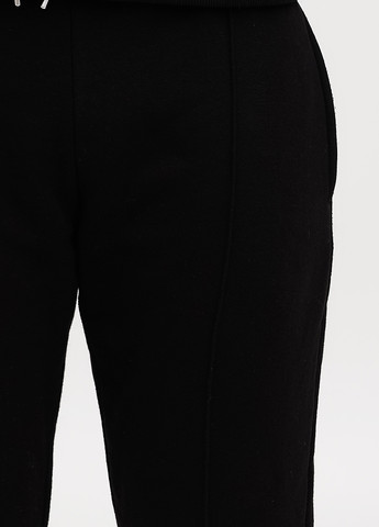 Черные спортивные демисезонные укороченные, зауженные брюки Boohoo