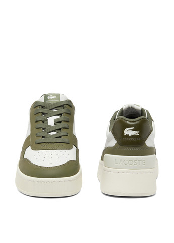 Оливковые (хаки) демисезонные кроссовки Lacoste Aceclip Premium