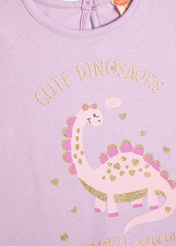 Світло-лілова літня футболка KOTON