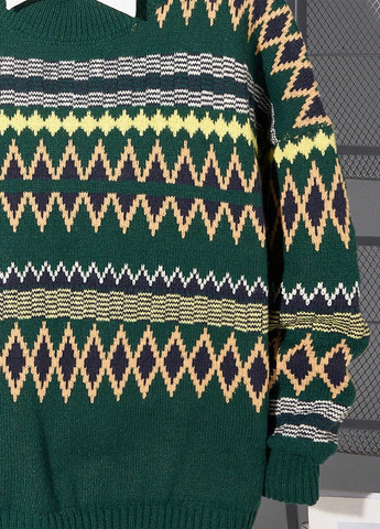 Зеленый демисезонный джемпер джемпер SHEIN