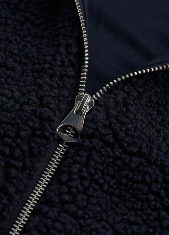 Темно-синя демісезонна куртка H&M