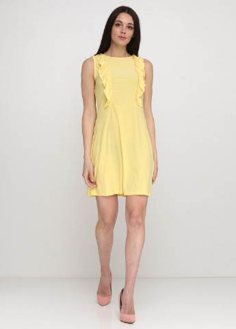 Желтое кэжуал платье V by Very однотонное
