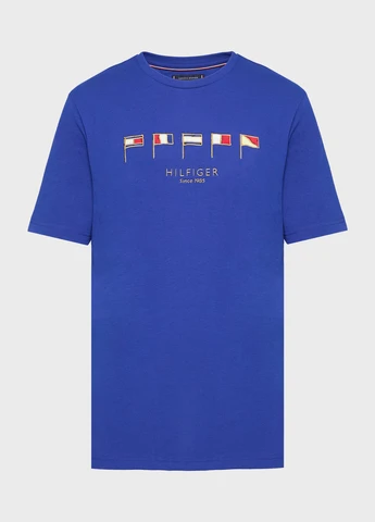 Синяя футболка Tommy Hilfiger