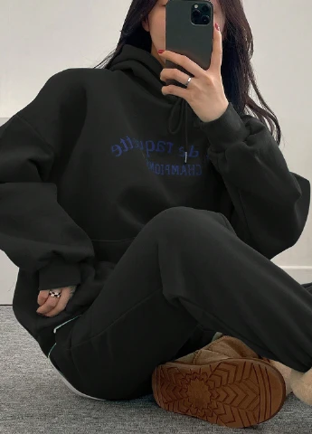 Спортивный костюм (худи, брюки) SHEIN (356956771)