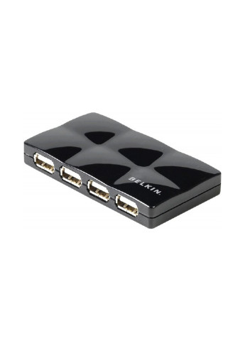 Концентратор USB 2.0, 7 портів USB Mobile Hub активний, з блоком живлення, Black / чорний (F5U701cwBLK) Belkin концентратор usb 2.0, 7 портов belkin usb mobile hub активный, з блоком живлення, black/черный (f5u701cwblk) (136463897)