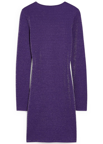 Фиолетовое кэжуал платье C&A однотонное