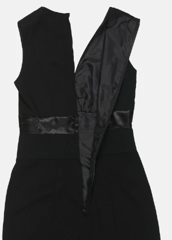 Черное кэжуал платье H&M однотонное