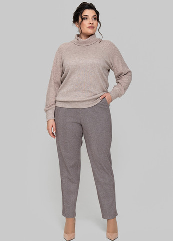 Кофейный зимний свитер A'll Posa