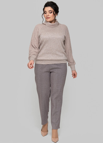 Кофейный зимний свитер A'll Posa