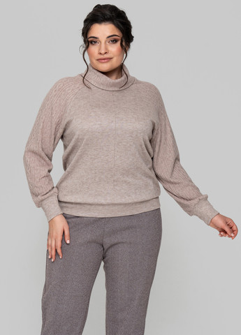 Кофейный зимний свитер A'll Posa