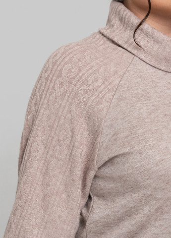 Кофейный зимний свитер A'll Posa