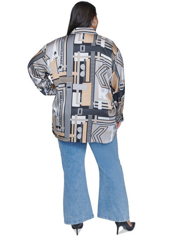 Цветная кэжуал рубашка с рисунком Karl Lagerfeld