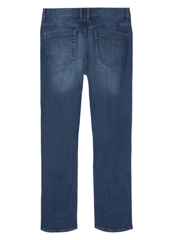 Синие демисезонные прямые джинсы Livergy