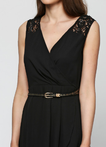 Черное кэжуал платье Uttam Boutique однотонное