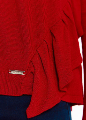 Красный демисезонный свитер Let's Shop