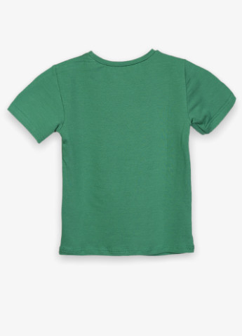 Зеленая демисезонная футболка Ромашка