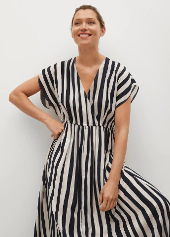 Комбинированное платье Mango