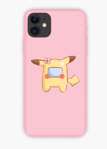 Чехол силиконовый Apple Iphone 11 Pro Амонг Ас Покемон Пикачу (Among Us Pokemon Pikachu) (9231-2419) MobiPrint (219566692)