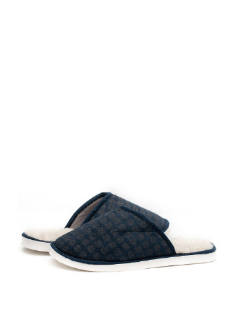 Синие комнатные тапочки мужские warmy men синие Oldcom