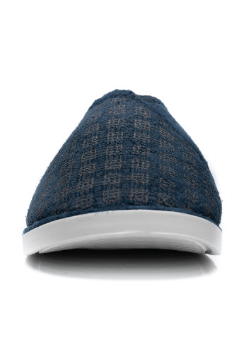 Синие комнатные тапочки мужские warmy men синие Oldcom