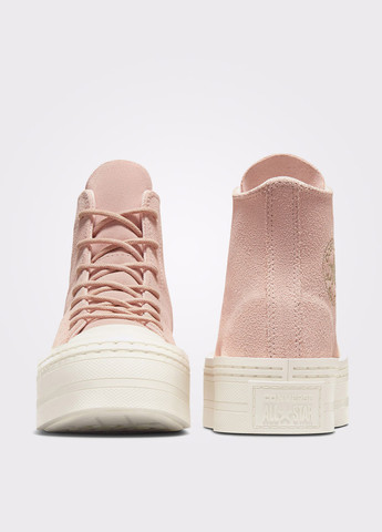 Розовые кеды Converse CHUCK TAYLOR ALL STAR с белой подошвой, с логотипом