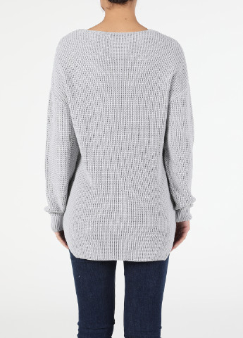 Светло-серый демисезонный пуловер пуловер Colin's