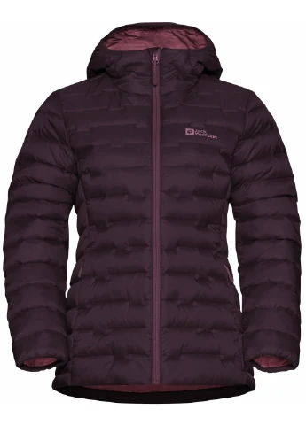 Фиолетовый демисезонный Пуховик Jack Wolfskin