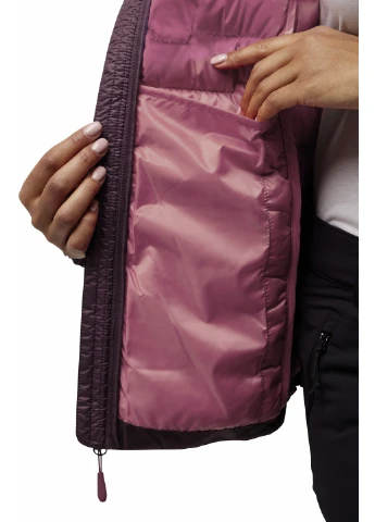 Фиолетовый демисезонный Пуховик Jack Wolfskin
