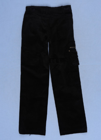 Черные кэжуал демисезонные прямые брюки Rosa & Rosa