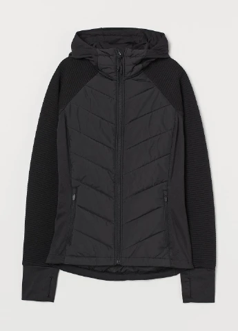 Чорна демісезонна куртка H&M