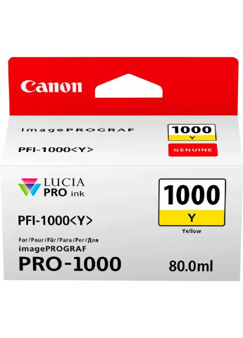 Картридж (0549C001) Canon pfi-1000y (yellow) (247618740)