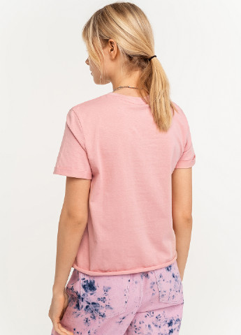 Рожева літня футболка befree